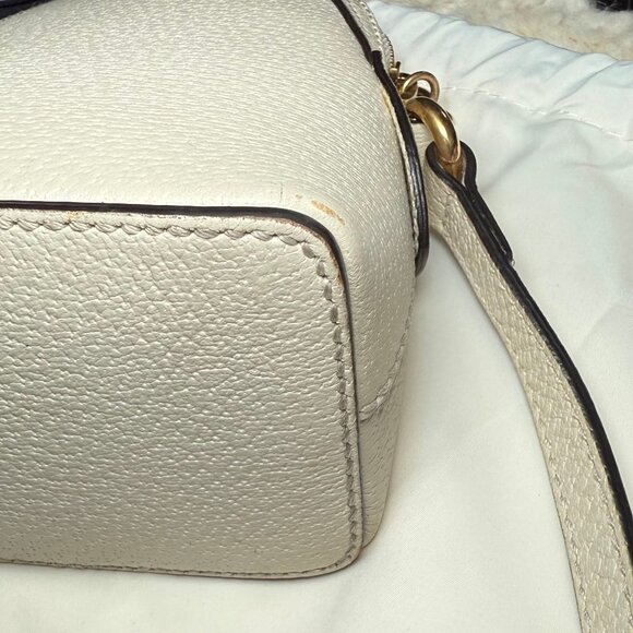 Gucci Cream Crossbody Bag with Red and Blue Stripe - Picture 11 of 11